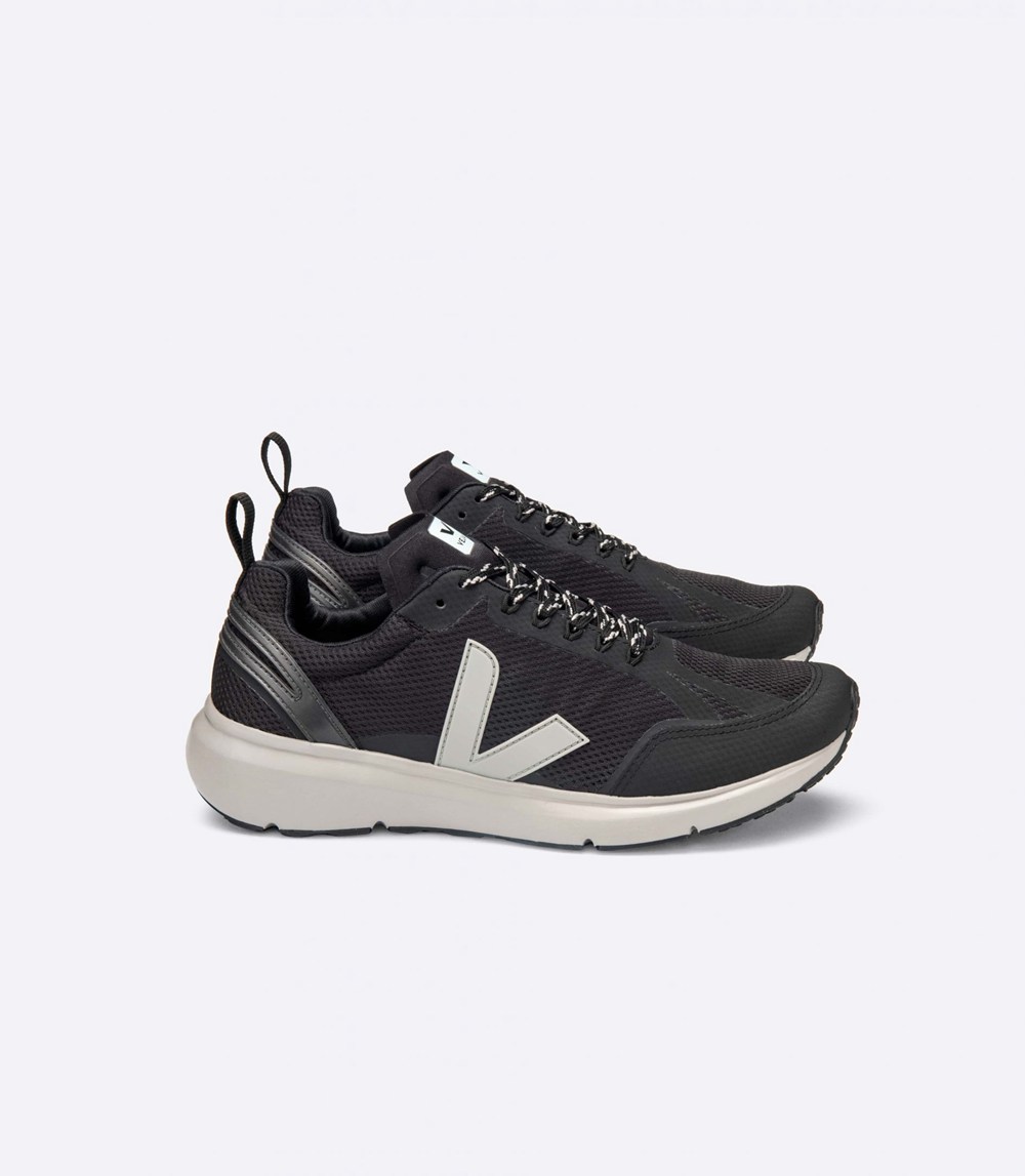 Veja Trainers Mens Black - Condor 2 Alveomesh - JQRM-59270